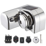 VEVOR horizontāla enkura vinča laivām, 12 V līdzstrāva 600 W, paredzēta 6,35 mm ķēdei vai 14,3–15,9 mm neilona virvei, maksimālā vilkme 260 kg, 316 nerūsējošais tērauds, laivām 7–9 m