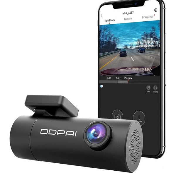 DDPAI Mini Pro – kompakts 2K autovideoreģistrators ar Wi-Fi, iebūvētu akumulatoru un atbalstu līdz 128 GB microSD kartei