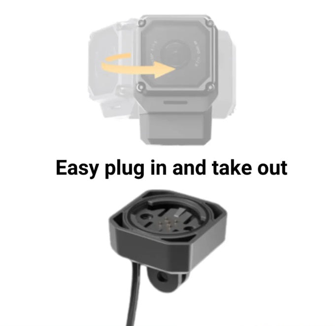 DDPAI ACC uzlādes bāze – drošai un ērtai kameras barošanai