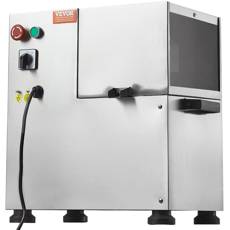VEVOR 800W elektriskā cukurniedru spiede, 300 kg/h izeja, 4 ruļļi, 60 mm ieeja