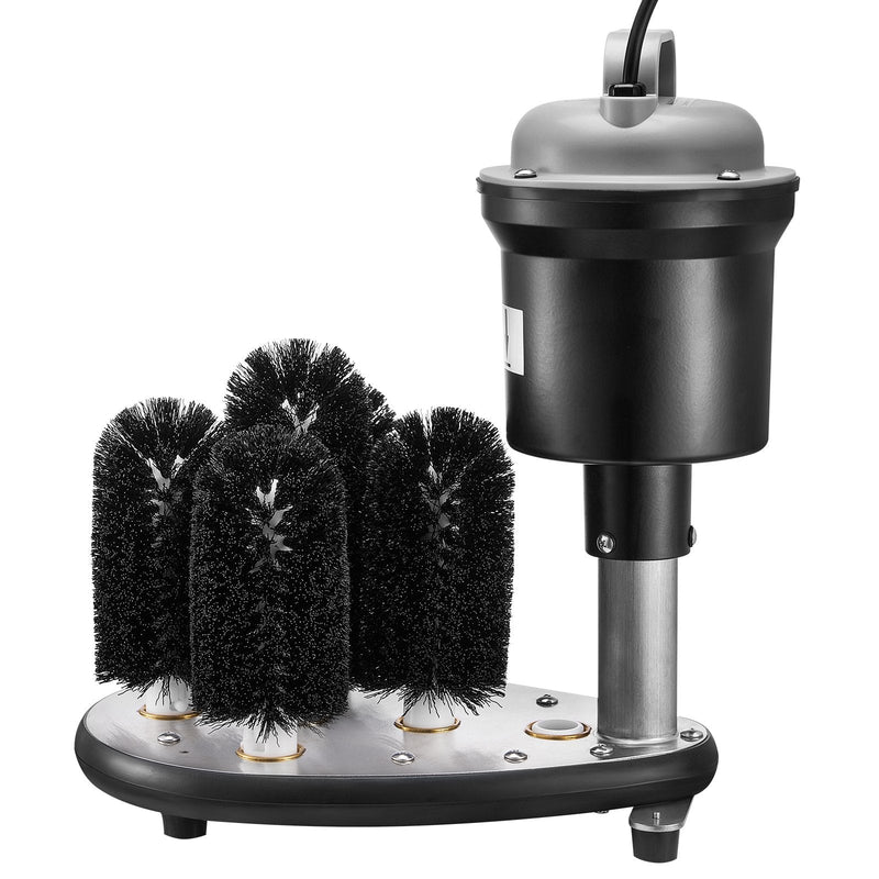 VEVOR elektriskais glāžu mazgātājs ar 5 birstēm, 1200 glāzes/stundā