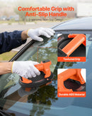 VEVOR elektriskais vakuuma piesūceknis 203 mm, stikla un flīžu pacēlājs ar digitālo displeju vakuuma jaudai un akumulatora līmenim, maksimālā celtspēja 200 kg, piemērots flīzēm un granītam, 1 gab.