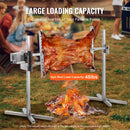 VEVOR 116,8 cm elektrisks BBQ rotējošais grila komplekts, nerūsējošā tērauda grils, cūkai vai jēram līdz 40,8 kg