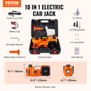 VEVOR Elektriskais Hidrauliskais Auto Grīdas Jack 5 Ton 12V Ar Iebūvētu Riepu Piepūšanas Sūkni