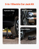 Электрический автомобильный домкрат 5 т в комплекте с электрическим гайковертом