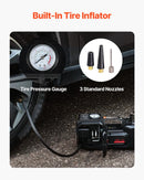 Электрический автомобильный домкрат 5 т в комплекте с электрическим гайковертом