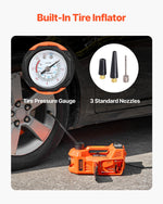 VEVOR Adjustable electric car jack 5 tonnes, set with hammer