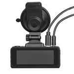 VEVOR auto videoreģistrators priekšējai un aizmugurējai kamerai 4K + 1080p, 32 GB karte komplektā, dubultkanālu kamera ar GPS, G-sensoru, 129°/125° skata leņķi, 80,8 mm ekrānu, ciklisko ierakstu un stāvvietas režīmu