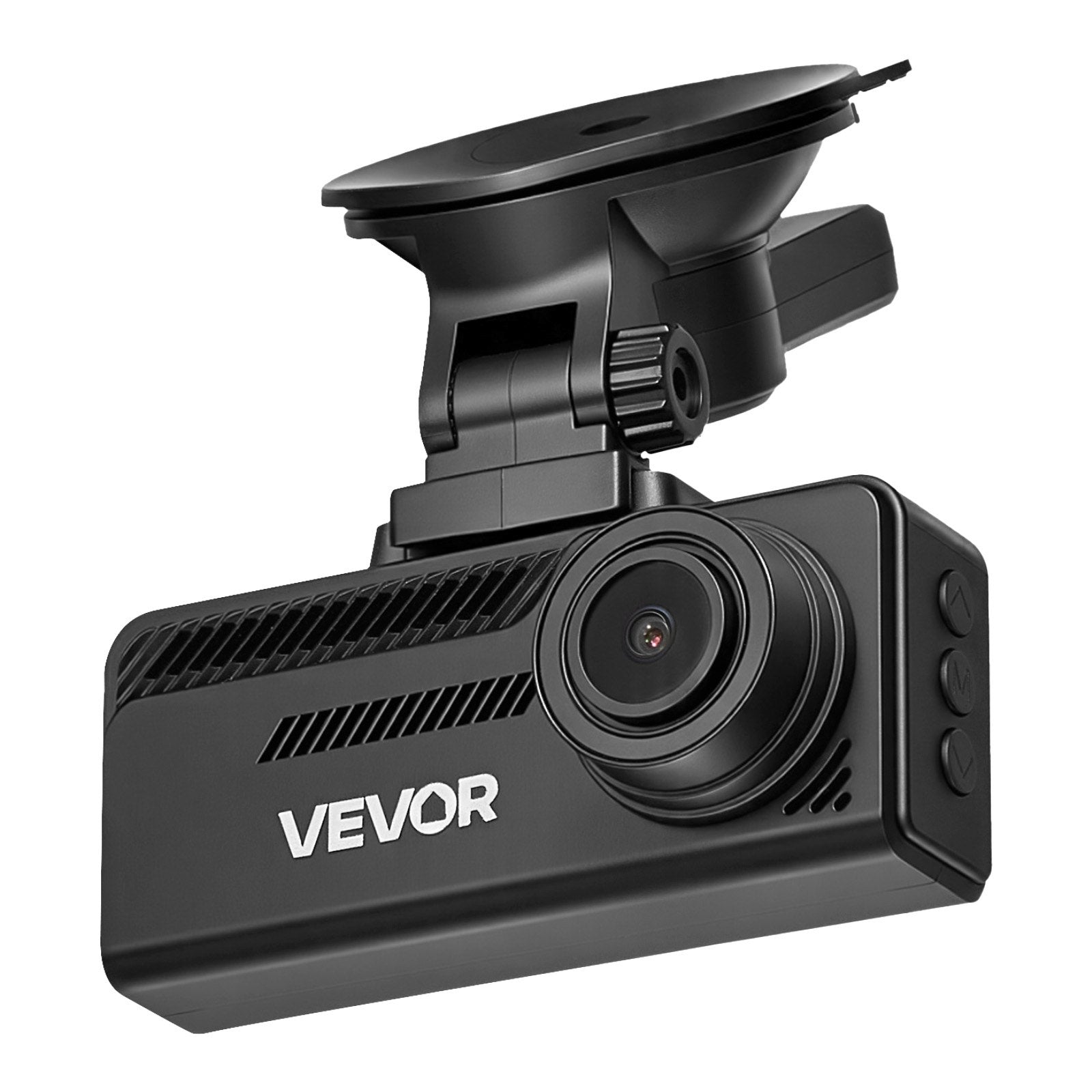 VEVOR auto videoreģistrators priekšējai un aizmugurējai kamerai 4K + 1080p, 32 GB karte komplektā, dubultkanālu kamera ar GPS, G-sensoru, 129°/125° skata leņķi, 80,8 mm ekrānu, ciklisko ierakstu un stāvvietas režīmu