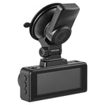 VEVOR auto videoreģistrators priekšējai un aizmugurējai kamerai 4K + 1080p, 32 GB karte komplektā, dubultkanālu kamera ar GPS, G-sensoru, 129°/125° skata leņķi, 80,8 mm ekrānu, ciklisko ierakstu un stāvvietas režīmu