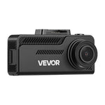 VEVOR auto videoreģistrators priekšējai un aizmugurējai kamerai 4K + 1080p, 32 GB karte komplektā, dubultkanālu kamera ar GPS, G-sensoru, 129°/125° skata leņķi, 80,8 mm ekrānu, ciklisko ierakstu un stāvvietas režīmu
