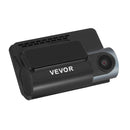 VEVOR auto videoreģistrators ar priekšējo un aizmugurējo kameru 4K + 1080p, WiFi lietotnes vadība, dubultkanālu kamera ar GPS, G-sensoru, 123°/125° skata leņķi, 76,2 mm ekrānu, ciklisko ierakstu un stāvvietas režīmu