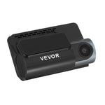 VEVOR auto videoreģistrators ar priekšējo un aizmugurējo kameru 4K + 1080p, WiFi lietotnes vadība, dubultkanālu kamera ar GPS, G-sensoru, 123°/125° skata leņķi, 76,2 mm ekrānu, ciklisko ierakstu un stāvvietas režīmu