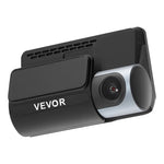 VEVOR auto videoreģistrators ar priekšējo un aizmugurējo kameru 4K + 1080p, WiFi lietotnes vadība, dubultkanālu kamera ar GPS, G-sensoru, 123°/125° skata leņķi, 76,2 mm ekrānu, ciklisko ierakstu un stāvvietas režīmu
