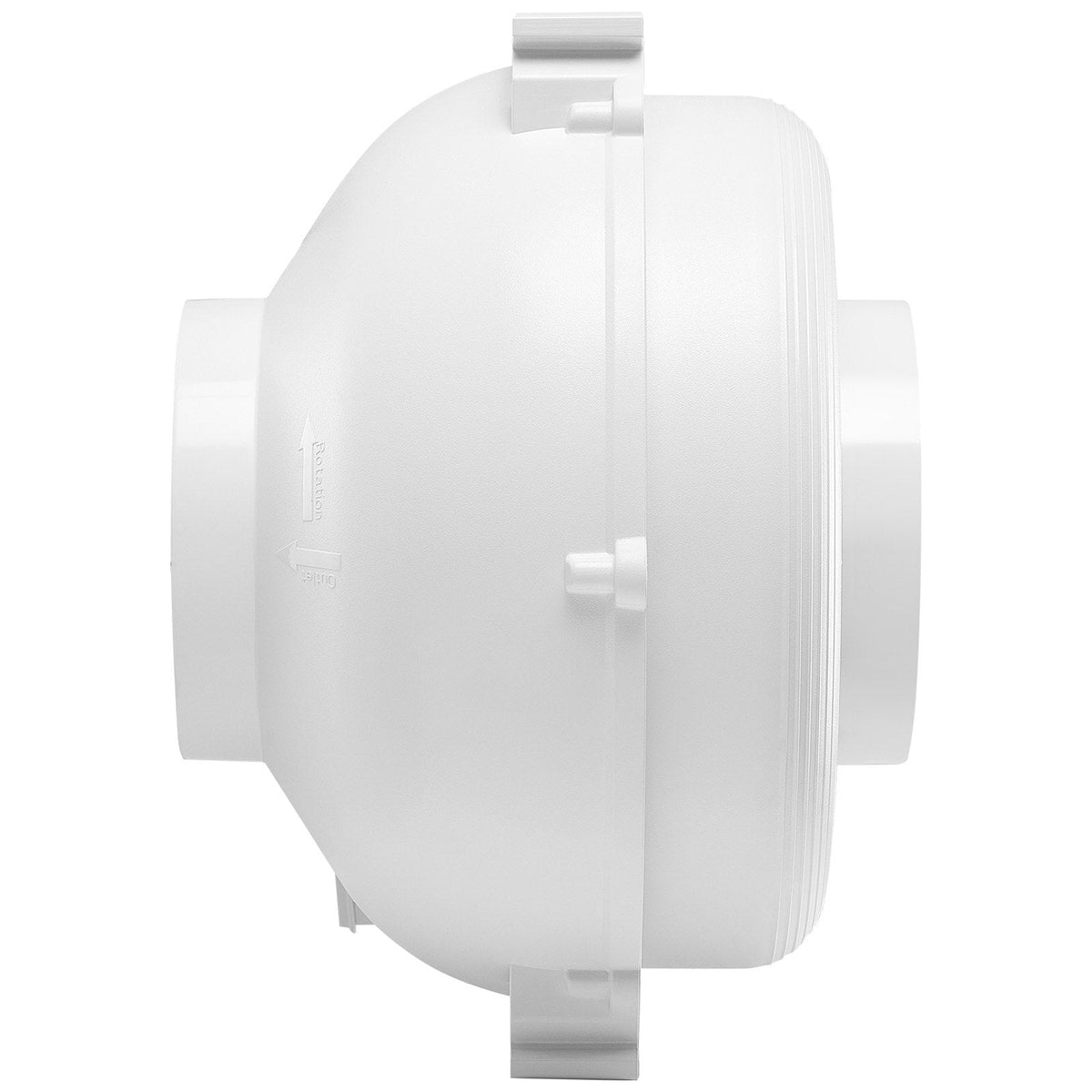 VEVOR 100–114 mm radona samazināšanas ventilators, kluss, 645 m³/h, ūdensizturīgs