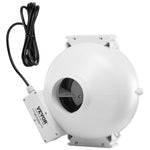 VEVOR 100 mm līdz 114 mm radona samazināšanas inline ventilators, kluss, 322 m³/h