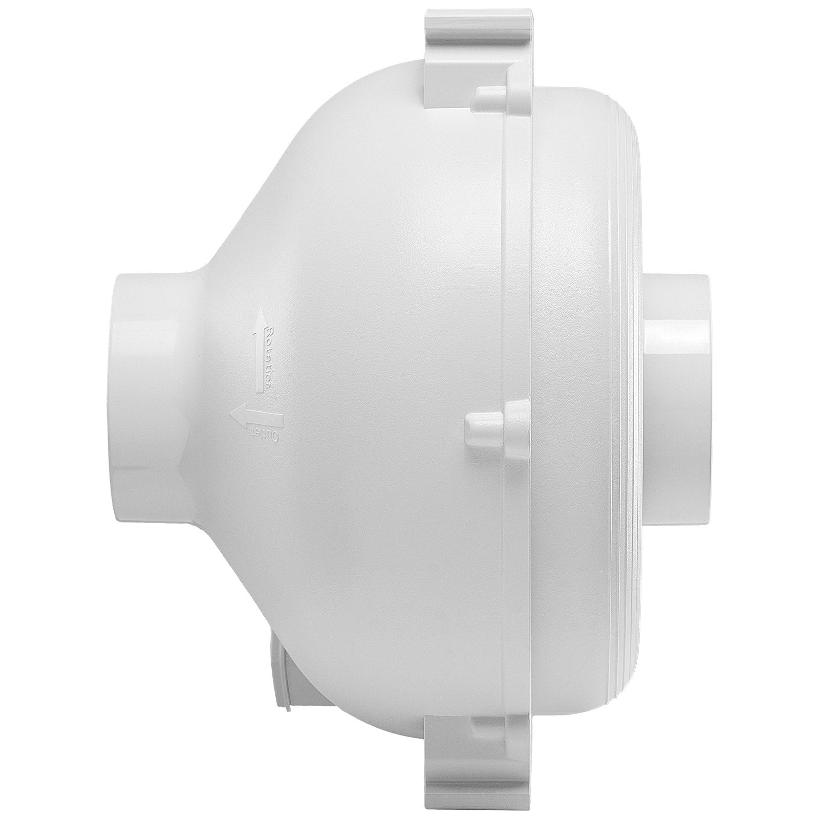 VEVOR 100 mm līdz 114 mm radona samazināšanas inline ventilators, kluss, 322 m³/h