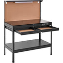 VEVOR multifunctional work table 122x61 cm with nail board and power outlet, up to 100kg