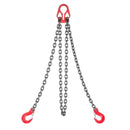 VEVOR ķēžu strops, 8 mm × 3 m pacelšanas ķēdes ar 2 zaru satvērējāķiem, izturīgs G80 leģētā tērauda pacelšanas strops, 3,17 t celtspēja, regulējams dzinēju pacelšanai, kravas nostiprināšanai un vilkšanai.