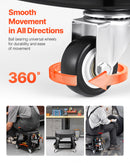 VEVOR mehaanikutool, rataste ja tööriistakastiga veerev töökoja tool, kandevõime 136 kg