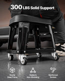 VEVOR mehaanikutool, rataste ja tööriistakastiga veerev töökoja tool, kandevõime 136 kg