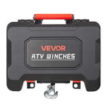 VEVOR pārnēsājama elektriskā vinča 1587 kg, 12 V DC, ar sintētisko trosi, bezvadu un vadu tālvadību, atgūšanas komplektu, ATV/UTV bezceļiem