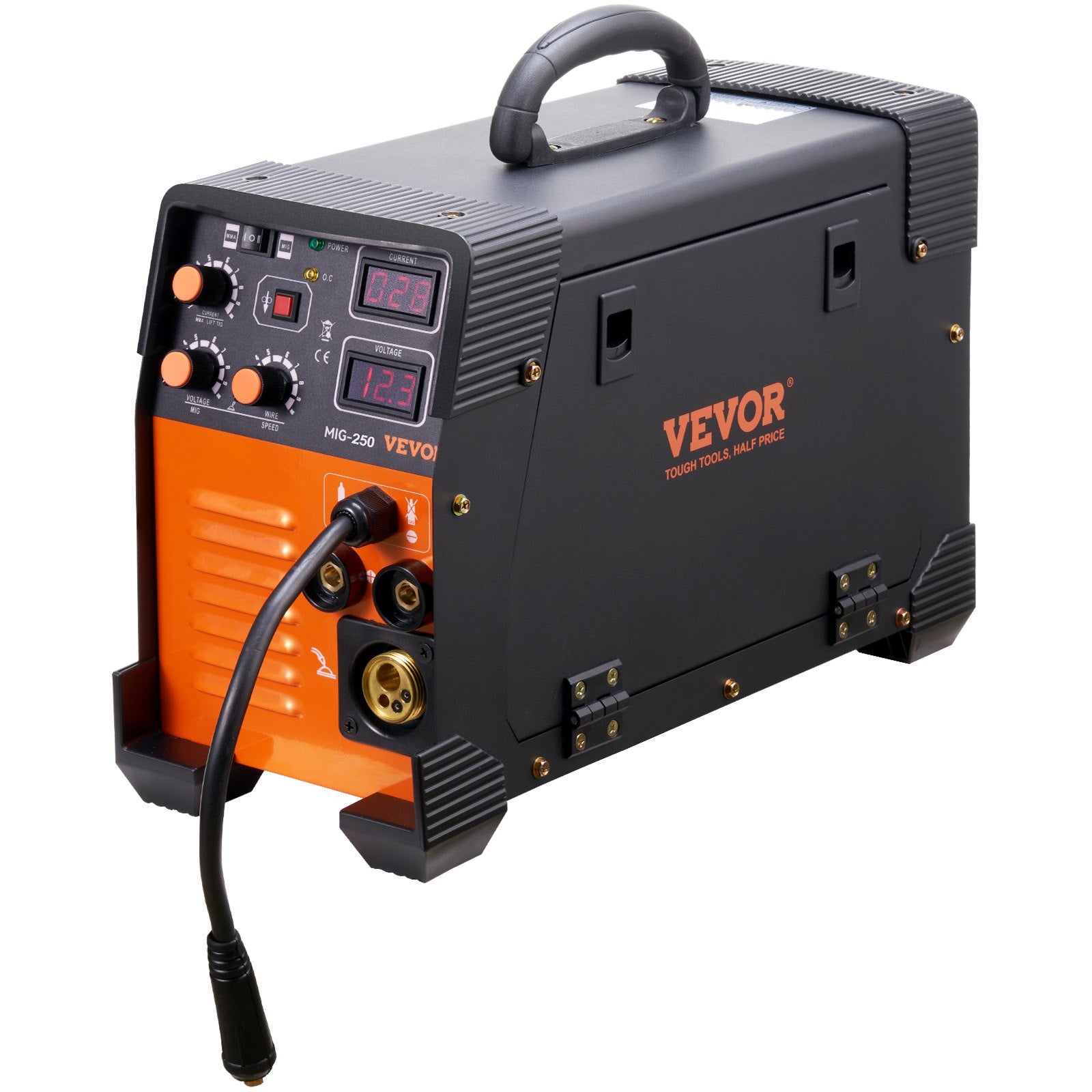 VEVOR MIG Metināšanas iekārta 250 Amp MIG LIFT TIG ARC Metināšanas iekārta 3-in-1 Metināšanas iekārta 220V LIFT TIG