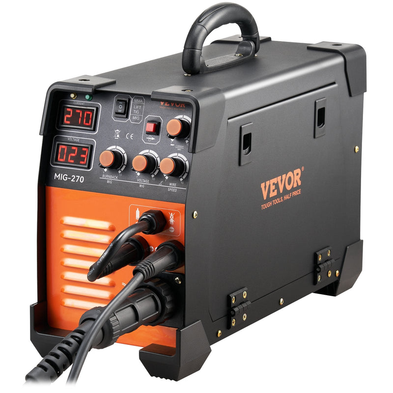 VEVOR MIG Metinātājs 270 A MIG MMA Lift TIG 3 vienā Metināšanas Komplektā 110 V/220 V