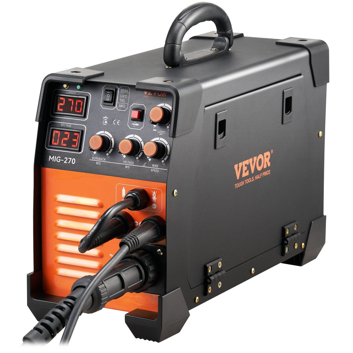 VEVOR MIG Metinātājs 270 A MIG MMA Lift TIG 3 vienā Metināšanas Komplektā 110 V/220 V