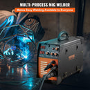 VEVOR MIG Metinātājs 270 A MIG MMA Lift TIG 3 vienā Metināšanas Komplektā 110 V/220 V