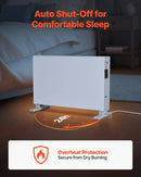 Konvektsioonpaneeliga küttekeha 2000 W, elektriline ruumide küttekeha puldiga ja puutetundliku juhtimisega, 3 režiimi, 24 h taimeri, stendile või seinale paigaldatav, ümbermineku- ja ülekuumenemiskaitse, koju ja kontorisse.