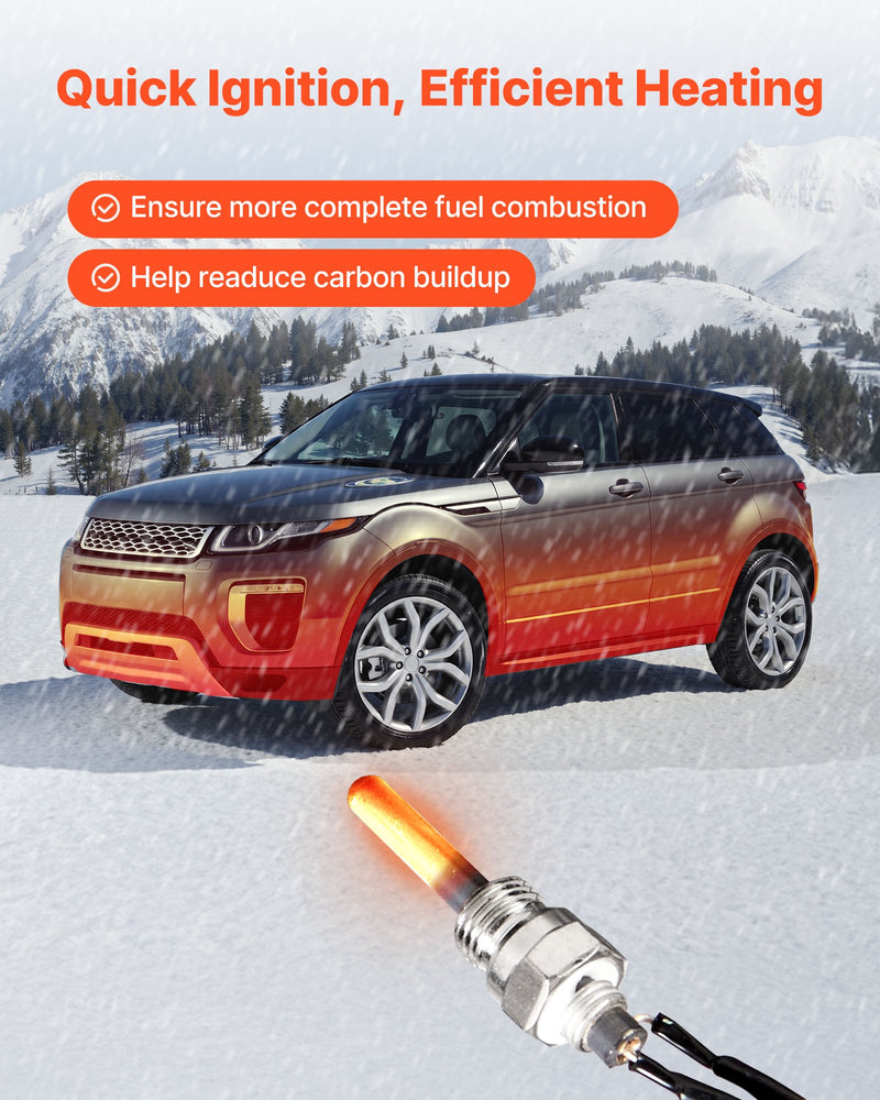 8V kvēlsveces remonta komplekts ar izsmidzināšanas sietiņu, saderīgs ar 2–8 kW dīzeļgaisa sildītājiem automašīnām un kravas auto