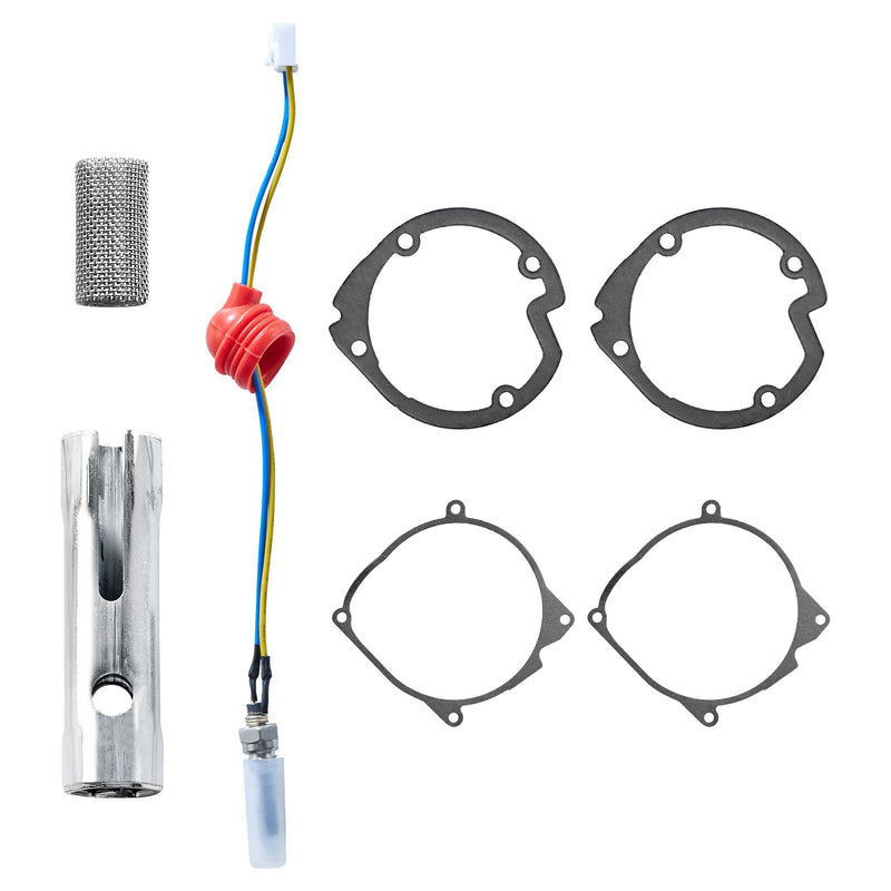 8V kvēlsveces remonta komplekts ar izsmidzināšanas sietiņu, saderīgs ar 2–8 kW dīzeļgaisa sildītājiem automašīnām un kravas auto