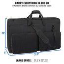 VEVOR polsterēta DJ miksera soma ar plecu siksnu, 1200D Oxford audums, 83 × 21,8 × 51,8 cm