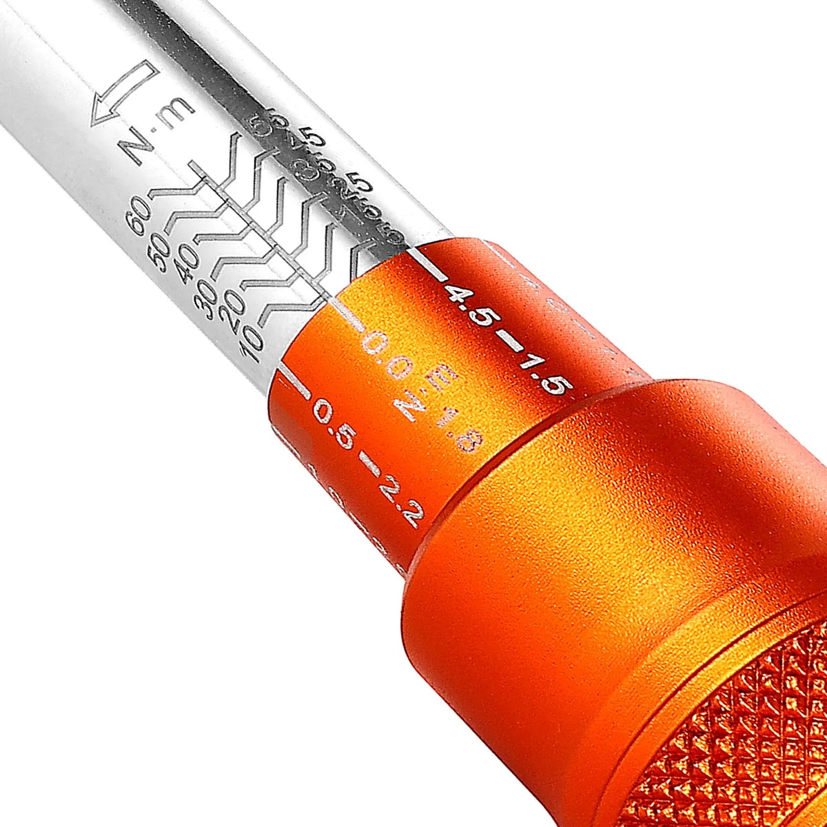 VEVOR klikšķa tipa griezes momentslēdža komplekts, kvadrāts 9,5 mm, griezes moments 5–60 Nm, divvirzienu darbība, 72 zobu mehānisms, ±3 % precizitāte, ar ligzdām, uzgaļiem, pagarinātāju, aizdedzes sveču ligzdām un adapteri, oranžs