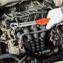 VEVOR Griezes atslēga 6,35 mm, klikšķa mehānisms, 3–23 Nm, divvirzienu regulējama, ar skalām, adapteriem un pagarinājumu