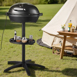 VEVOR elektriskais grils 2400 W, 2-in-1 stāvošs un galda elektriskais BBQ grils lietošanai telpās un ārā, regulējama temperatūra 50–350 °C, nelīpoša ar keramiku pārklāta grilēšanas plāksne ballītēm un grilēšanai pagalmā