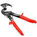 VEVOR Ratslējdzinēja kabeļu griezējs 25,4 cm, griež līdz 240 mm², ar ērtu rokturi, ātras atbrīvošanas sviru un silīcija-mangāna tērauda asmeni