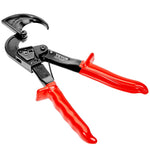 VEVOR Ratslējdzinēja kabeļu griezējs 25,4 cm, griež līdz 240 mm², ar ērtu rokturi, ātras atbrīvošanas sviru un silīcija-mangāna tērauda asmeni