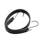 50 gab. plakanās bungee siksnas 19,8 mm ar S veida āķi