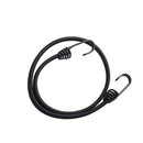 12 gab. elastīgās stiprināšanas auklas ar āķiem 81 cm smagas slodzes 8 mm melnas