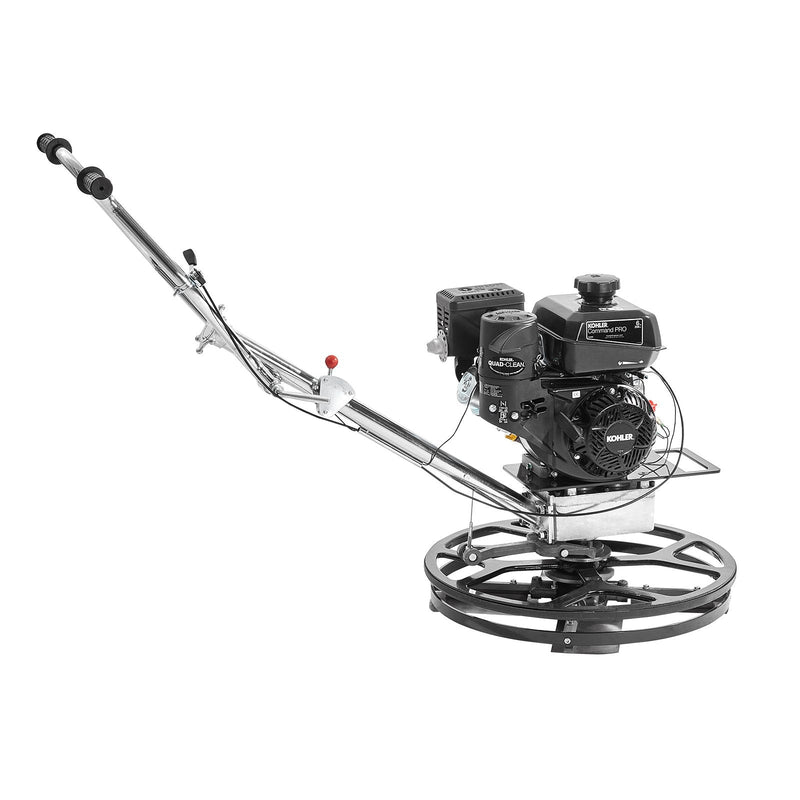 VEVOR 61 cm benzīna darbināms betona gludrinātājs ar peldošo disku, 6 ZS motors, paredzēts gludām betona virsmām, smagās slodzes profesionāls apdares instruments ar apdares lāpstiņām, oranžs