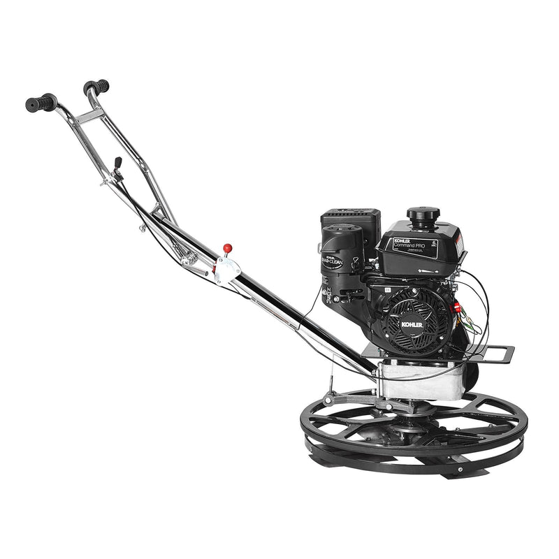 VEVOR 61 cm benzīna darbināms betona gludrinātājs ar peldošo disku, 6 ZS motors, paredzēts gludām betona virsmām, smagās slodzes profesionāls apdares instruments ar apdares lāpstiņām, oranžs