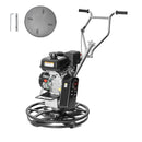 VEVOR 61 cm benzīna darbināms betona gludrinātājs ar peldošo disku, 6 ZS motors, paredzēts gludām betona virsmām, smagās slodzes profesionāls apdares instruments ar apdares lāpstiņām, oranžs
