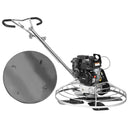 VEVOR 97 cm benzīna darbināms betona gludrinātājs ar peldošo disku, 6 ZS motors, paredzēts gludām betona virsmām, smagās slodzes profesionāls apdares instruments ar apdares lāpstiņām, oranžs