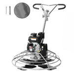VEVOR 97 cm benzīna darbināms betona gludrinātājs ar peldošo disku, 6 ZS motors, paredzēts gludām betona virsmām, smagās slodzes profesionāls apdares instruments ar apdares lāpstiņām, oranžs