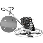 VEVOR 117 cm benzīna darbināms betona gludrinātājs ar peldošo disku, 14 ZS motors, paredzēts gludām betona virsmām, smagās slodzes profesionāls apdares instruments ar apdares lāpstiņām, oranžs