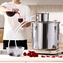 50L destilācijas aparāts ar iebūvētu termometru uz vāka un 8W ūdens cirkulācijas sūkni,  šo iekārtu var izmantot augļu vīnu, brendija, degvīna, viskija, etanola, ūdens un ēterisko eļļu destilācijai.