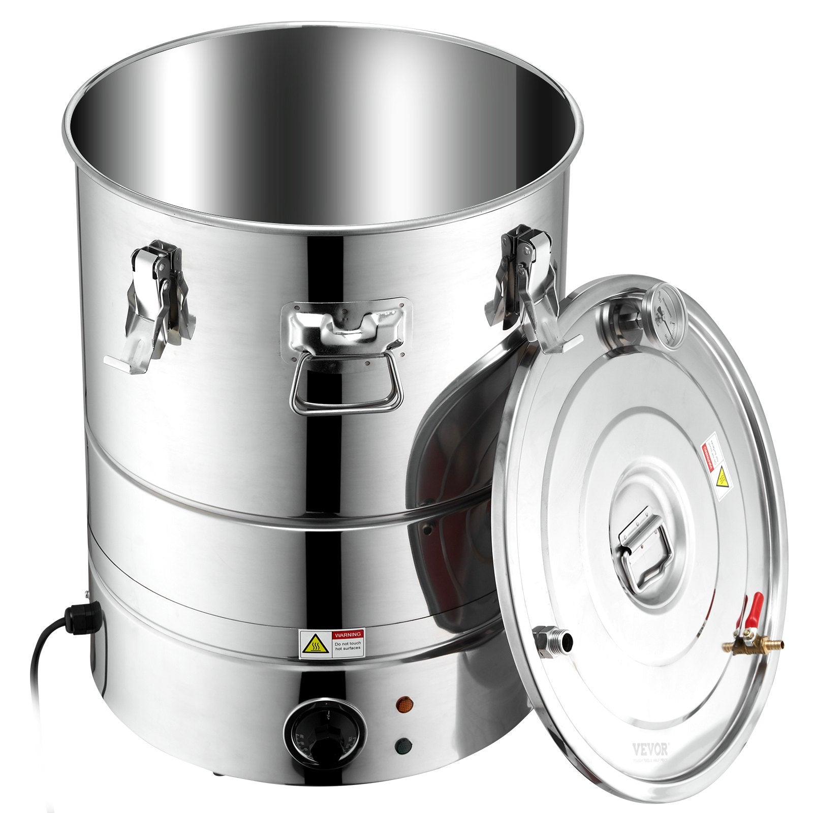 50L still with a trumper and water pump for distilling high-quality essential oils, vodka, brandy and other liquids.