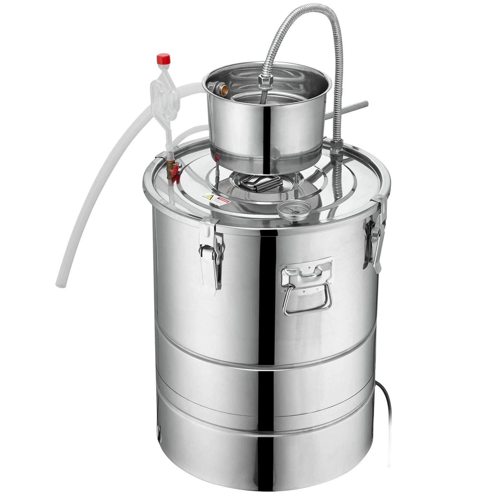 50L still with a trumper and water pump for distilling high-quality essential oils, vodka, brandy and other liquids.